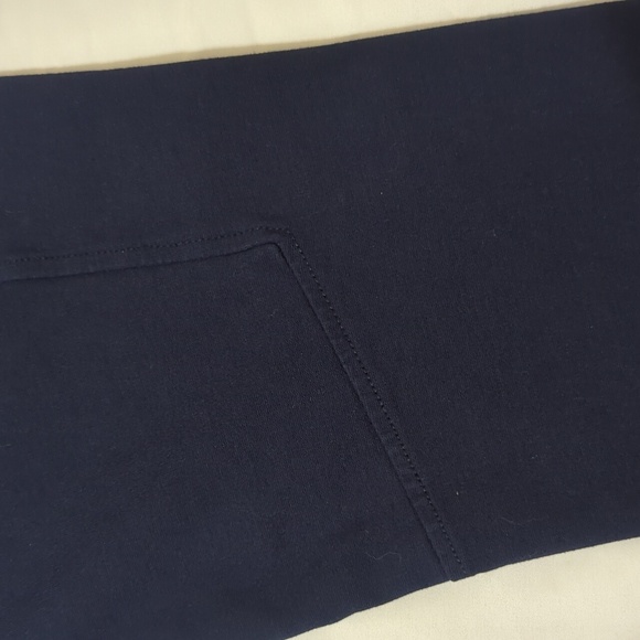 Guess Double Zipper Ponte Pants, Color Navy Size XL - Picture 8 of 12